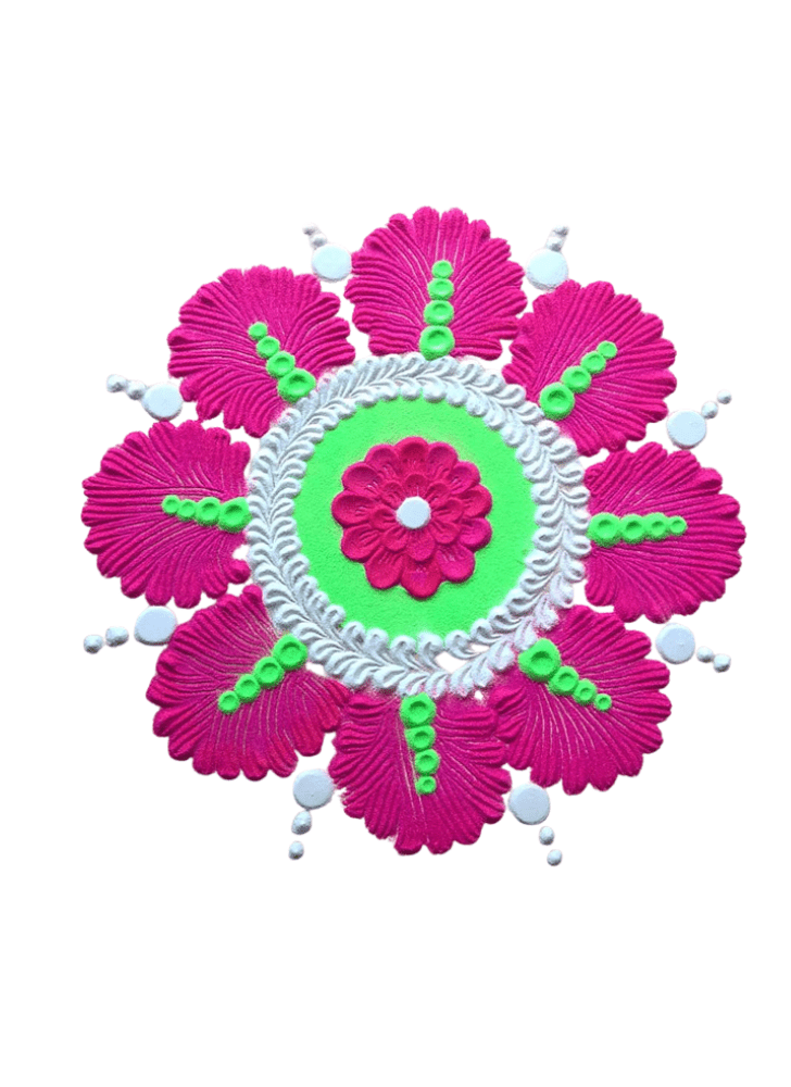 Admirable Beginner Rangoli Design