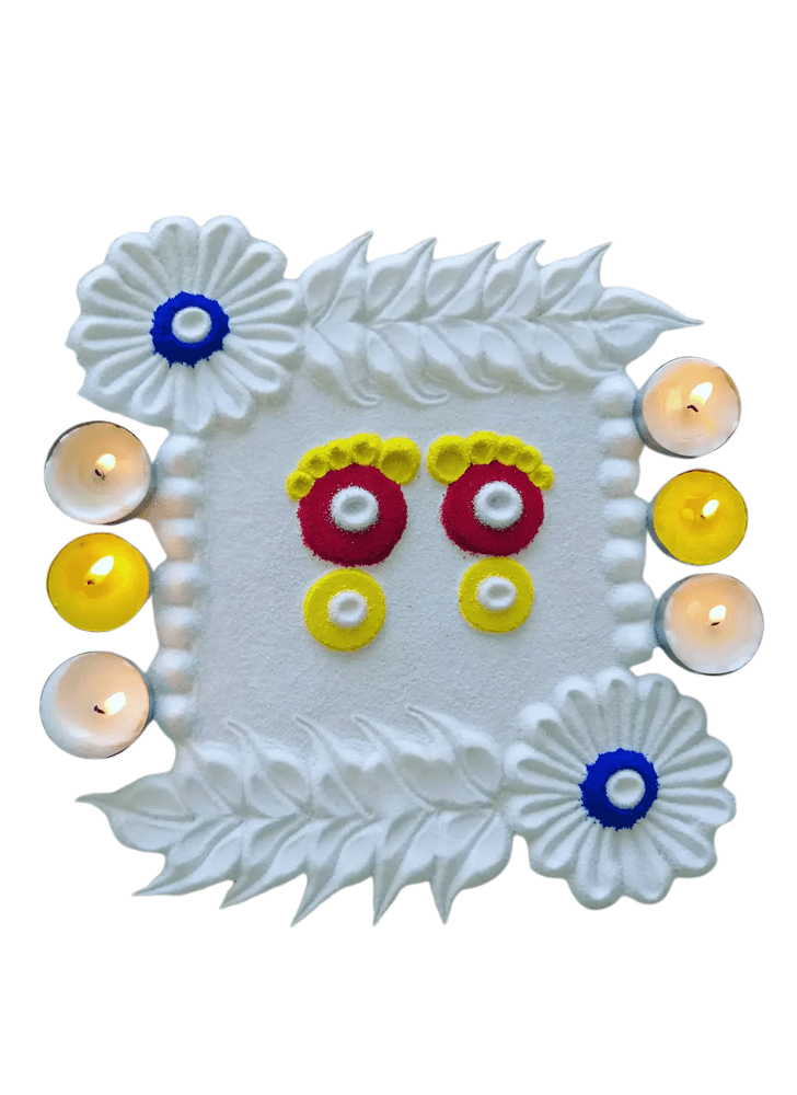 Angelic Beginner Rangoli