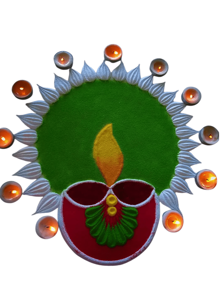 Beauteous Beginner Rangoli