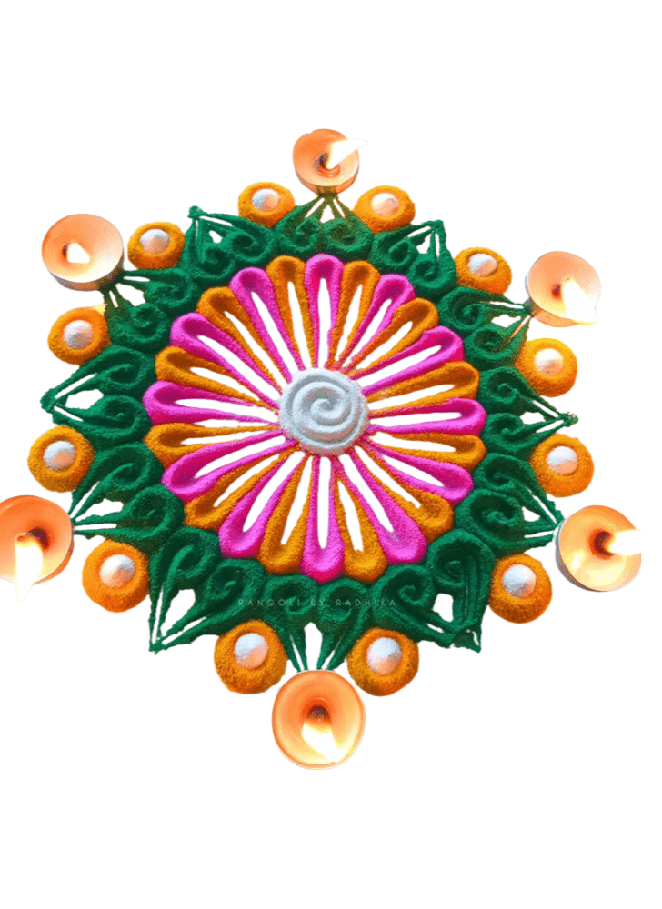 Bewitching Beginner Rangoli