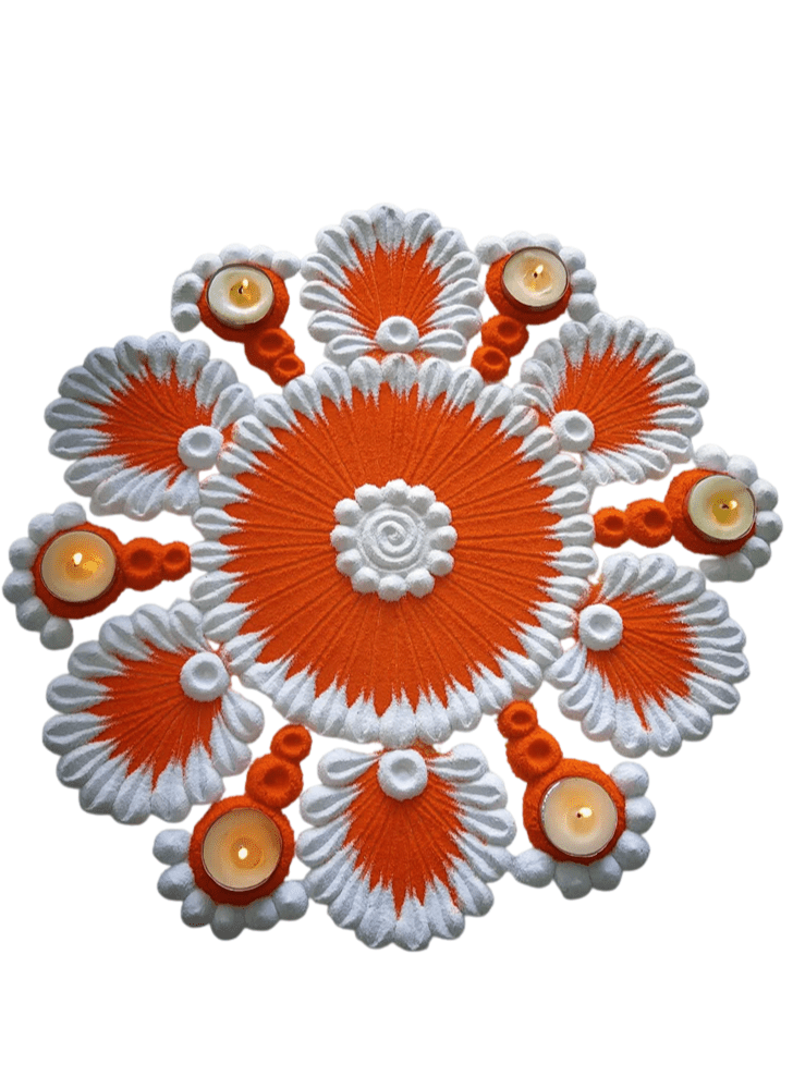 Classy Beginner Rangoli