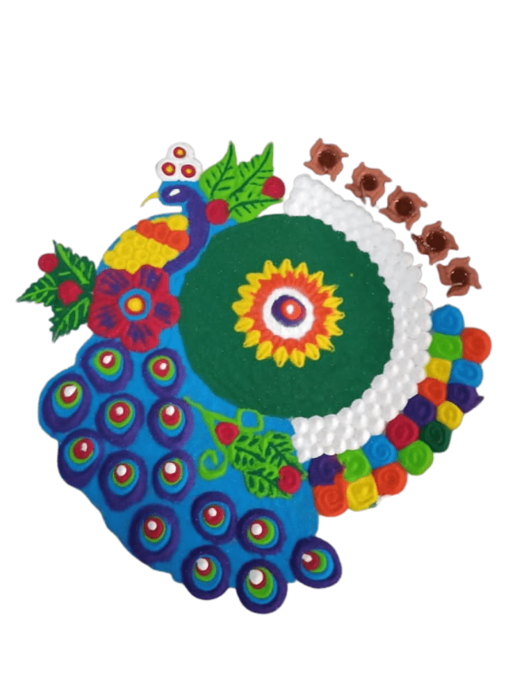 Admirable Detailed Rangoli Design
