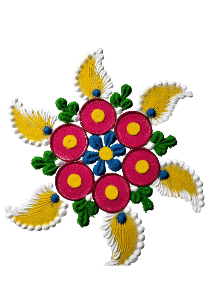 Alluring Detailed Rangoli