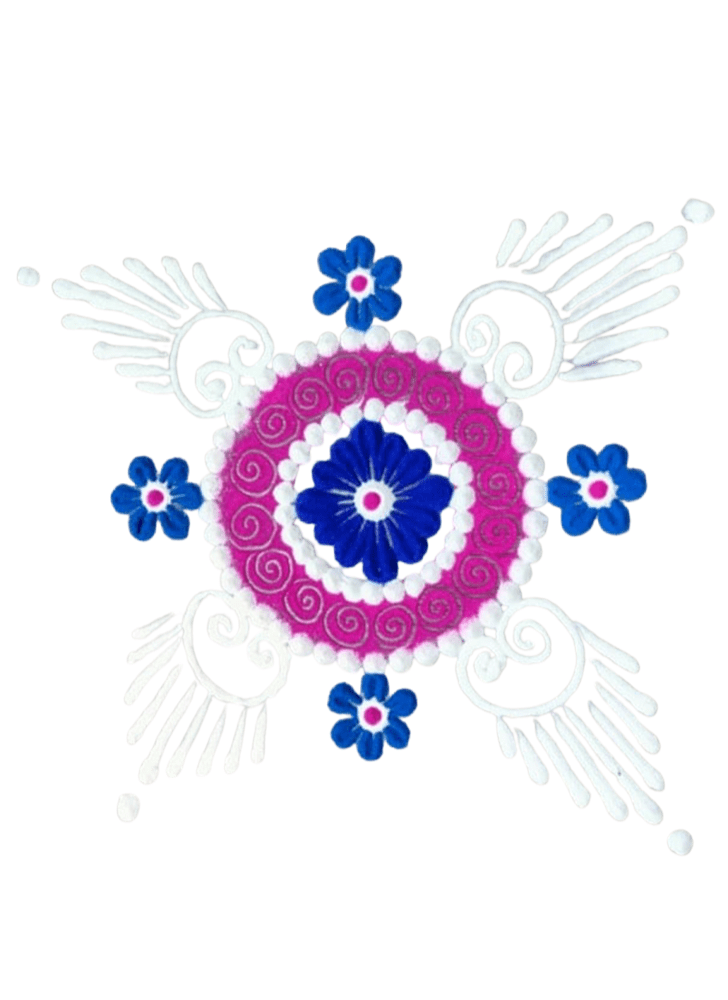 Classy Detailed Rangoli