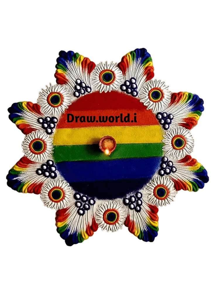 Comely Detailed Rangoli