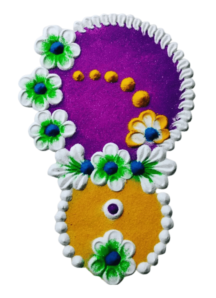 Delicate Detailed Rangoli