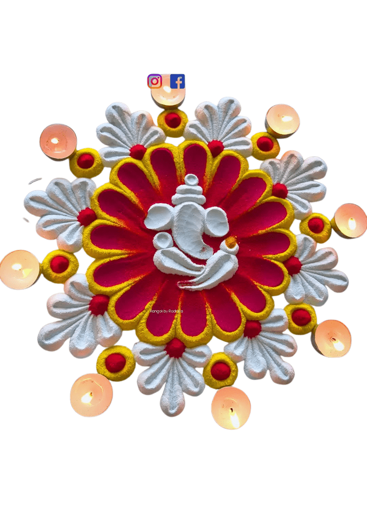 Fetching Detailed Rangoli
