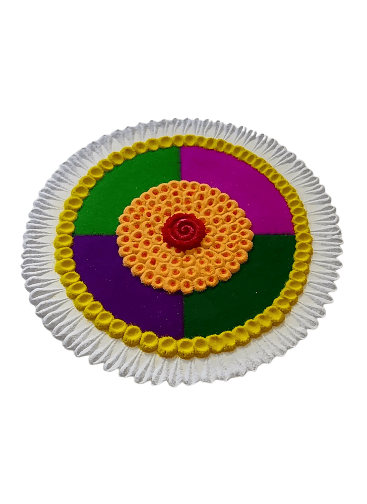 Graceful Detailed Rangoli