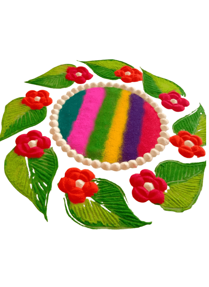 Grand Detailed Rangoli