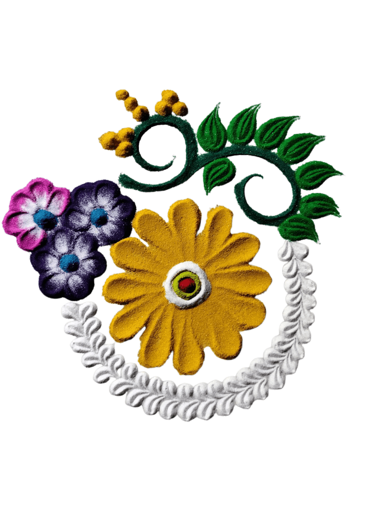 Lovely Detailed Rangoli Design