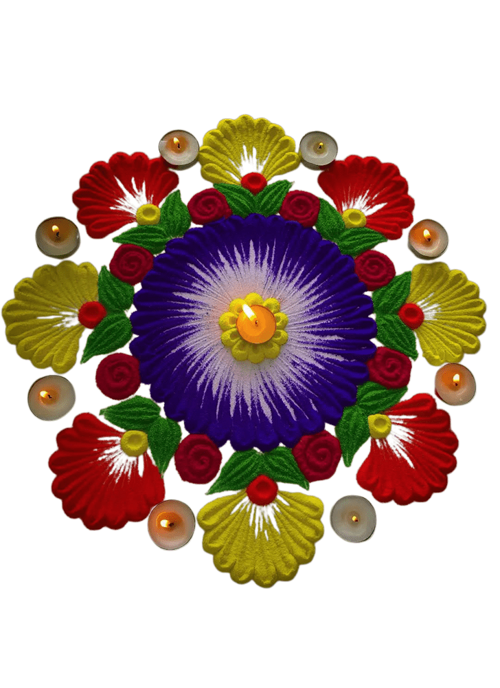 Magnificent Detailed Rangoli