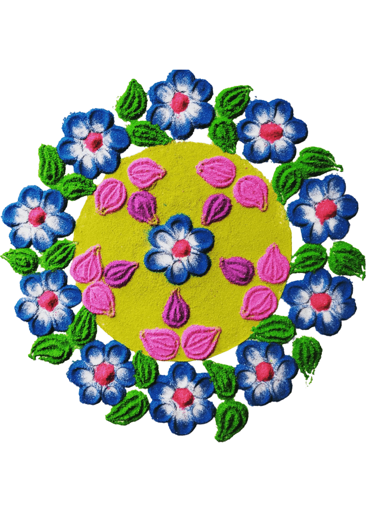 Pretty Detailed Rangoli