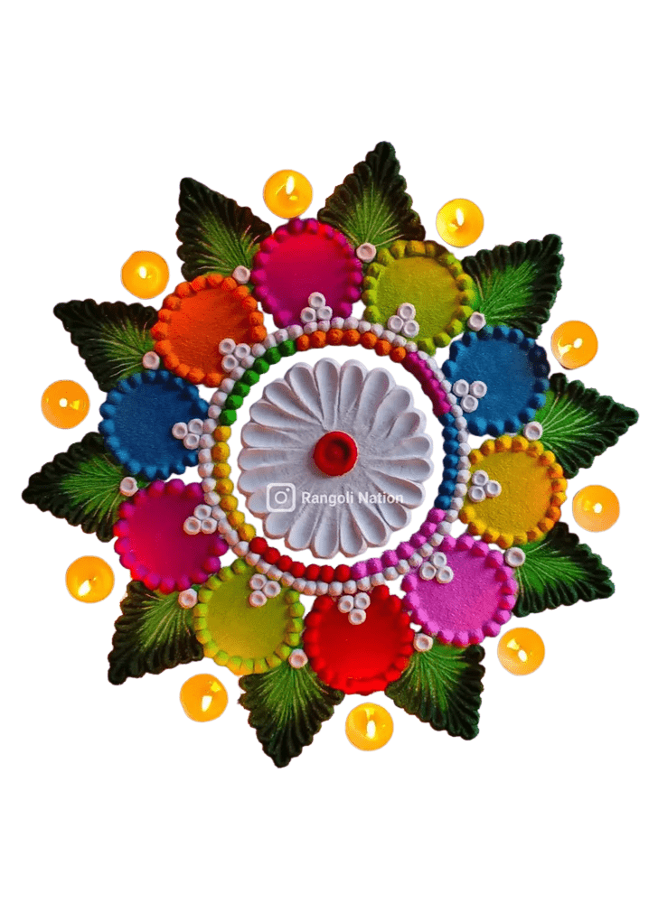 Splendid Detailed Rangoli