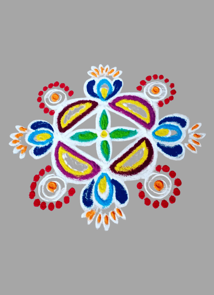 Admirable Theme Rangoli Design