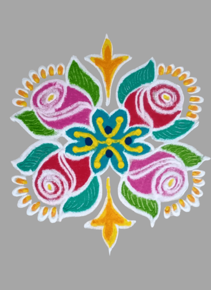 Amazing Theme Rangoli