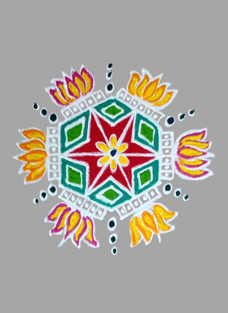 Beauteous Theme Rangoli