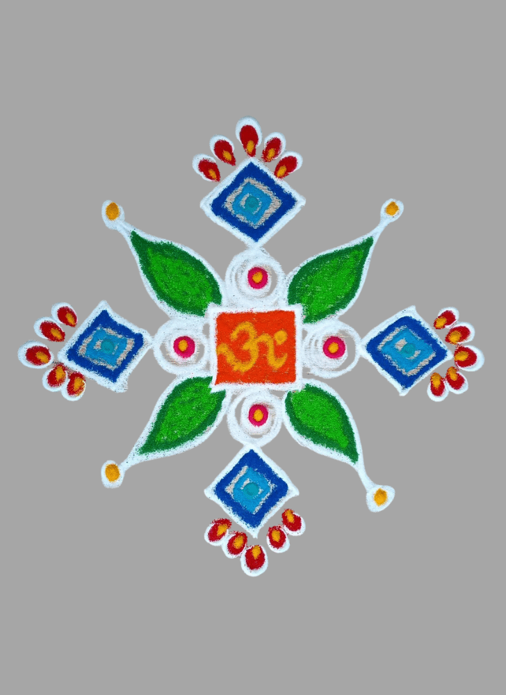 Classy Theme Rangoli