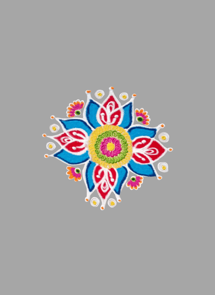 Delicate Theme Rangoli