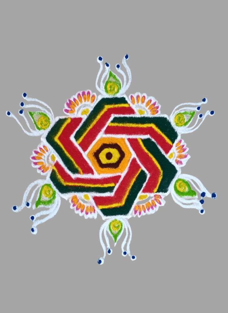 Delightful Theme Rangoli