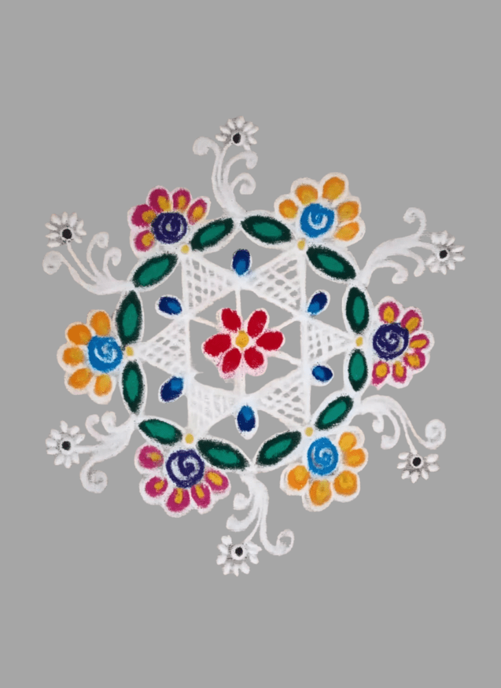 Enthralling Theme Rangoli