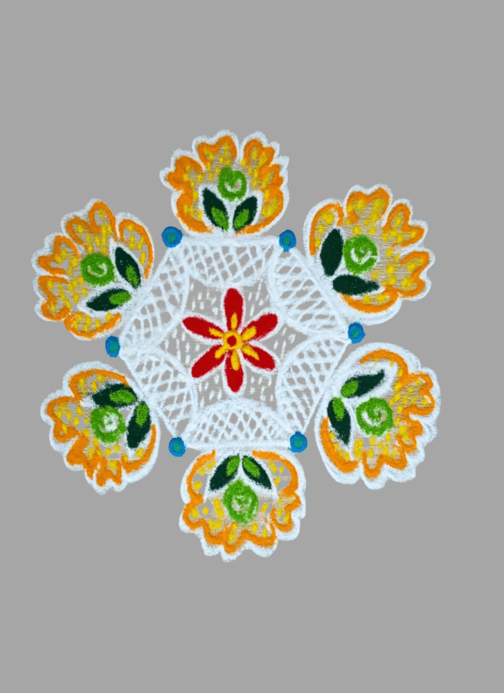 Enticing Theme Rangoli