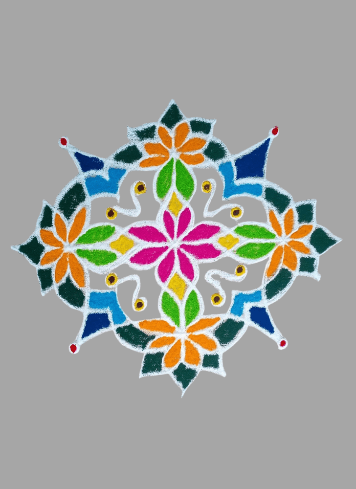 Exquisite Theme Rangoli