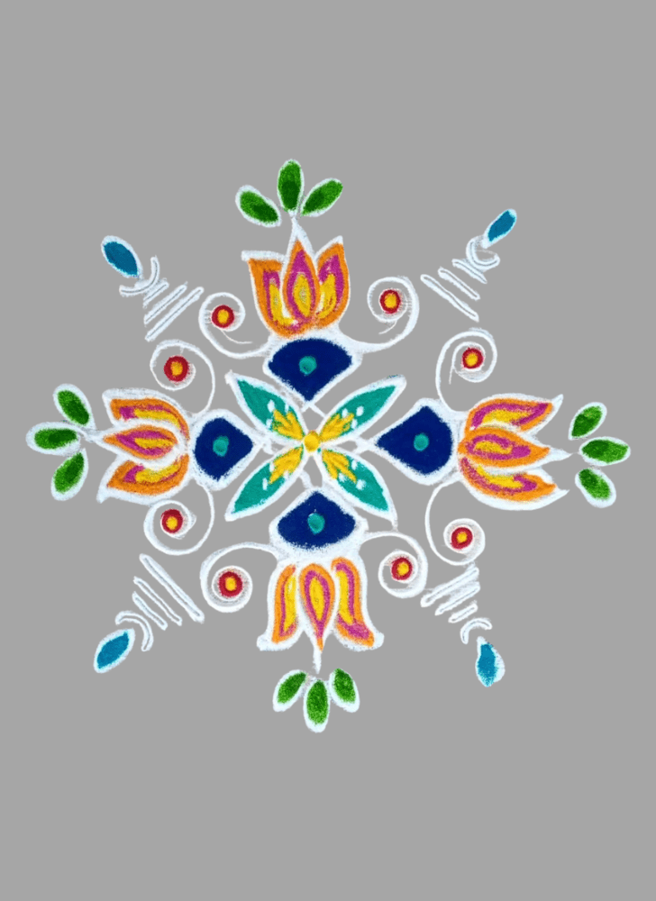 Fine Theme Rangoli