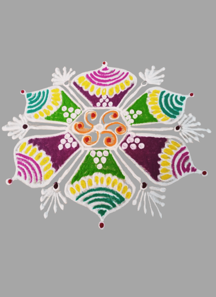 Good Looking Theme Rangoli