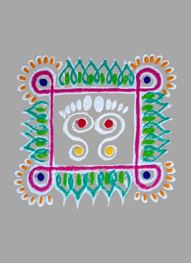 Inviting Theme Rangoli
