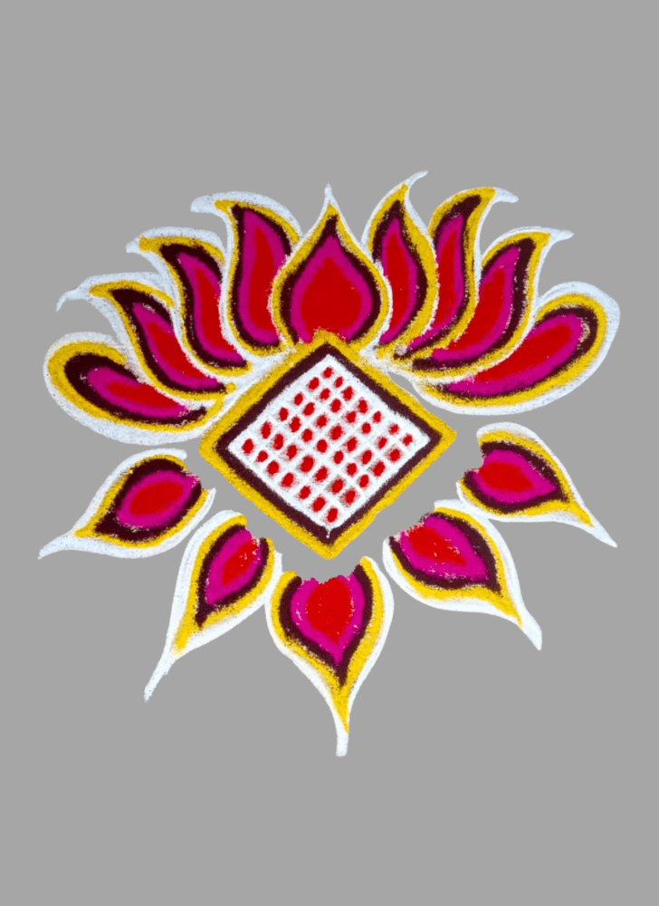 Magnetic Theme Rangoli