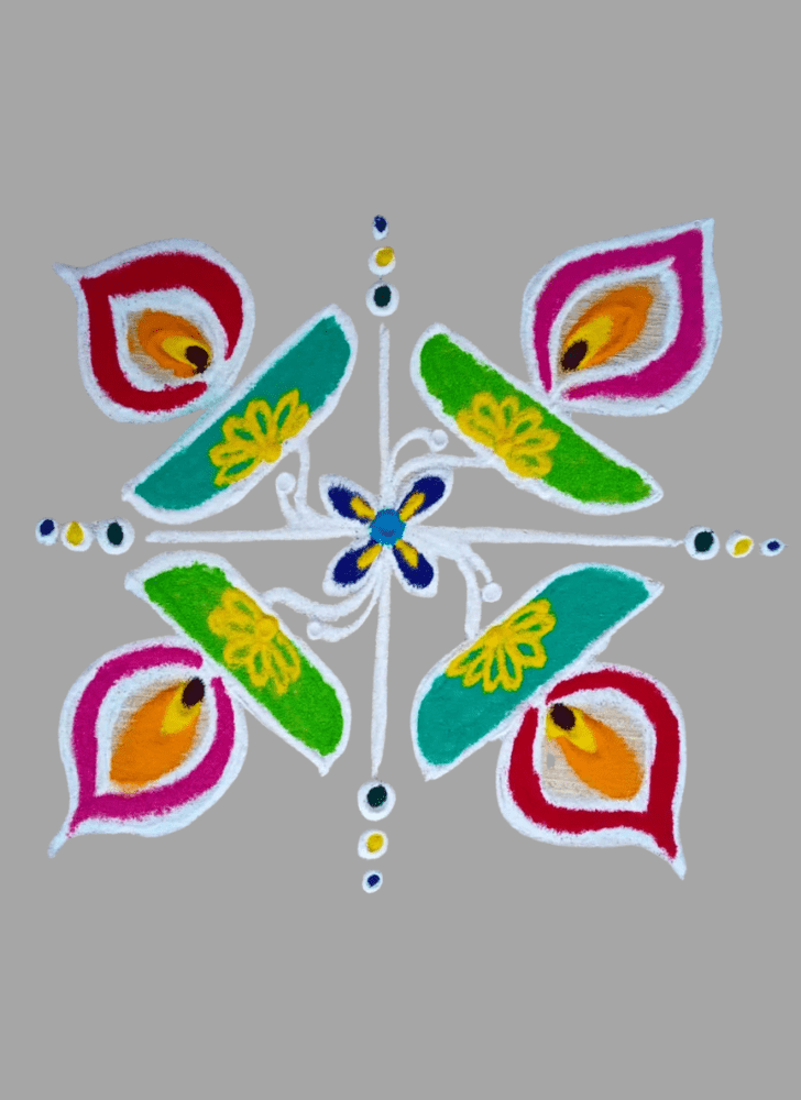 Marvelous Theme Rangoli