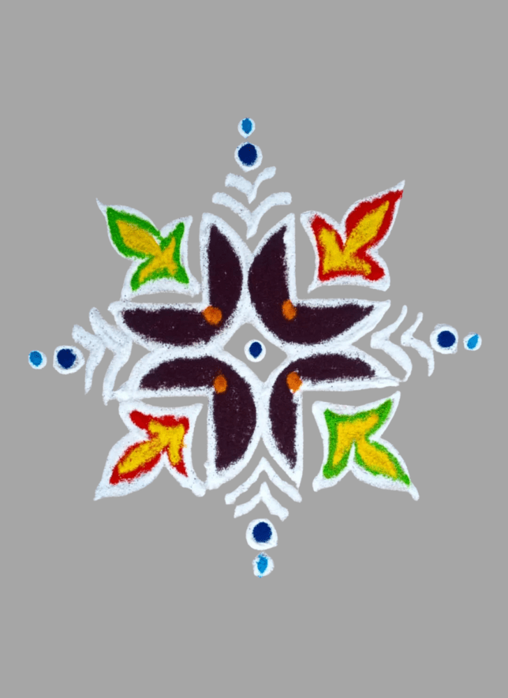 Mesmeric Theme Rangoli