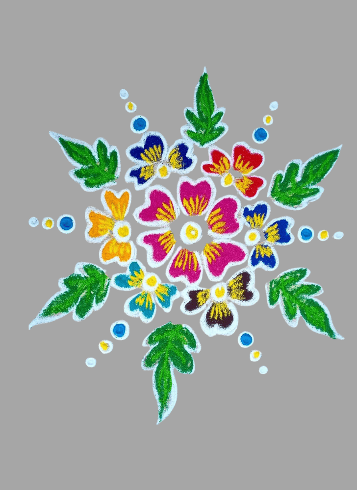 Pleasing Theme Rangoli