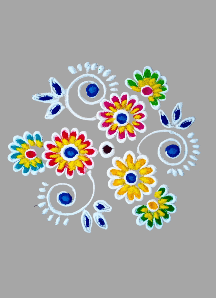 Pretty Theme Rangoli