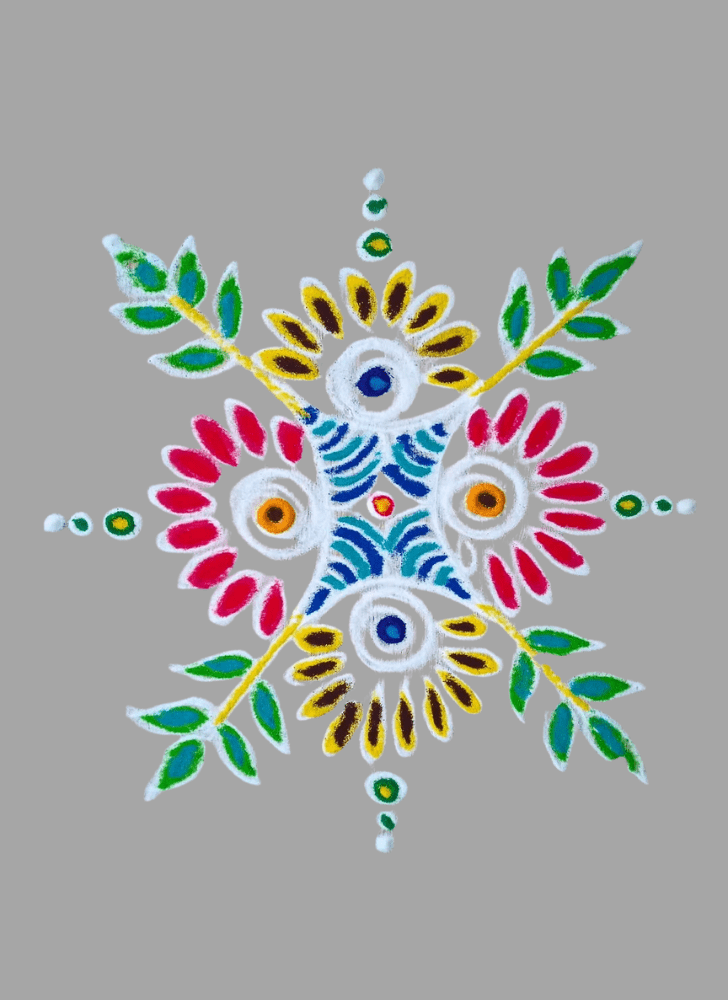Refined Theme Rangoli