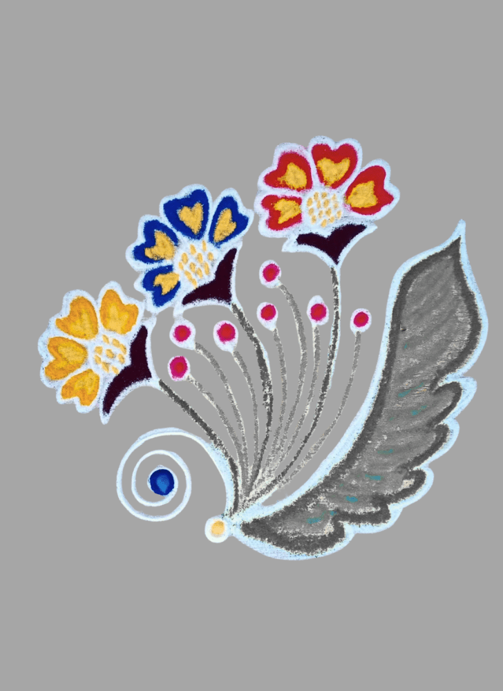 Resplendent Theme Rangoli