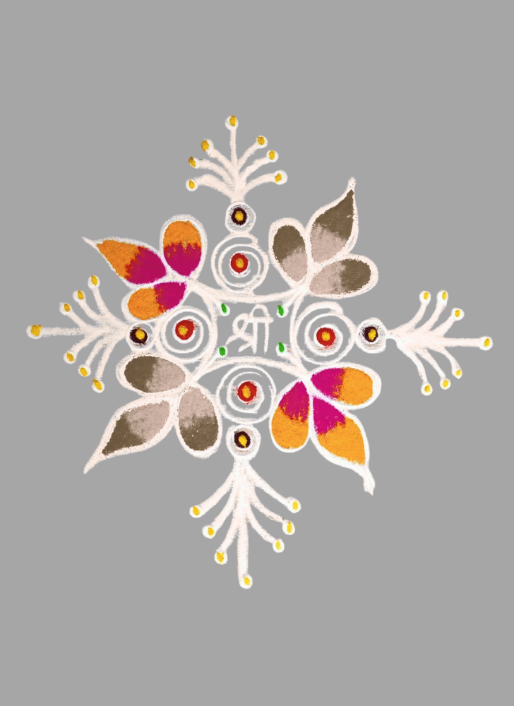 Slightly Theme Rangoli