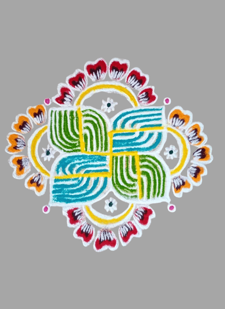 Stunning Theme Rangoli