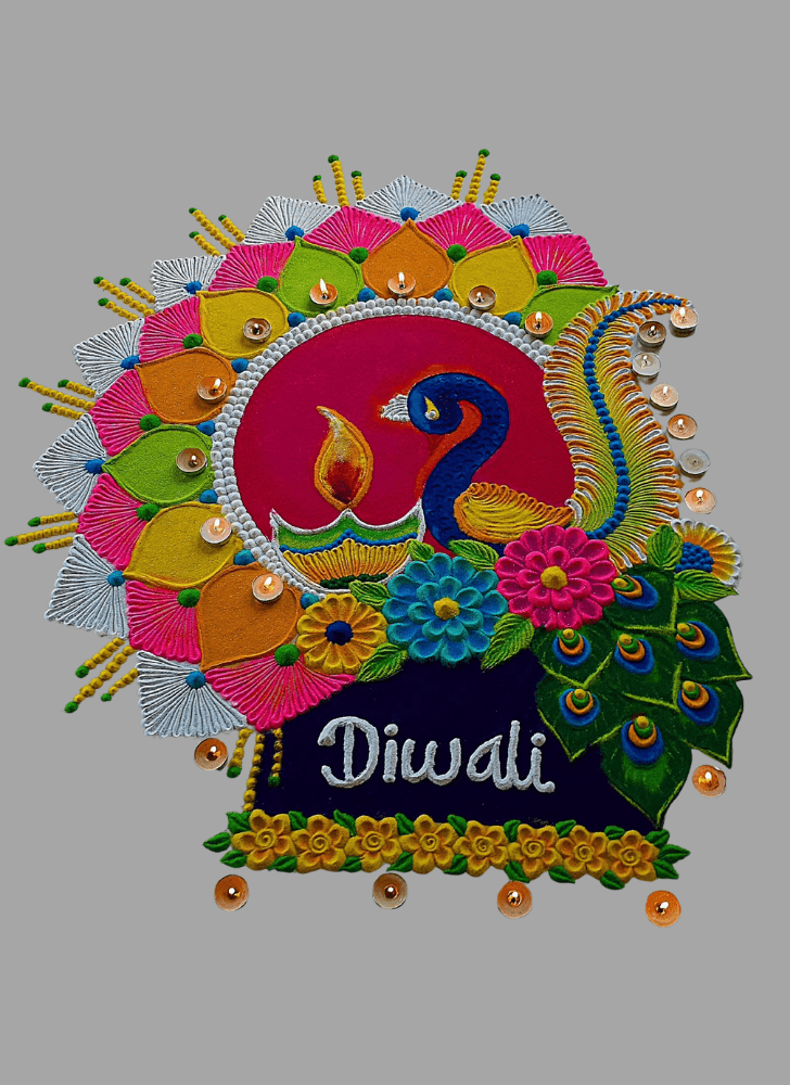 Amazing Tribal Rangoli