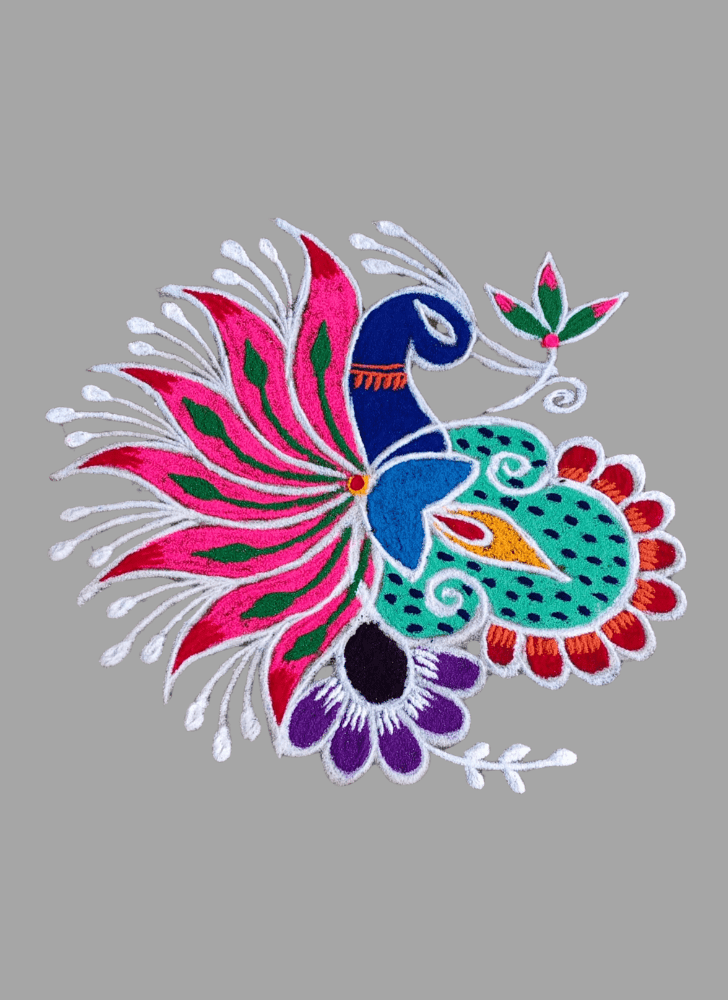 Alluring Tribal Rangoli