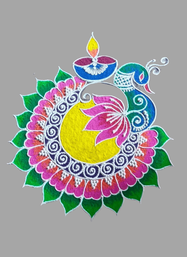Appealing Tribal Rangoli