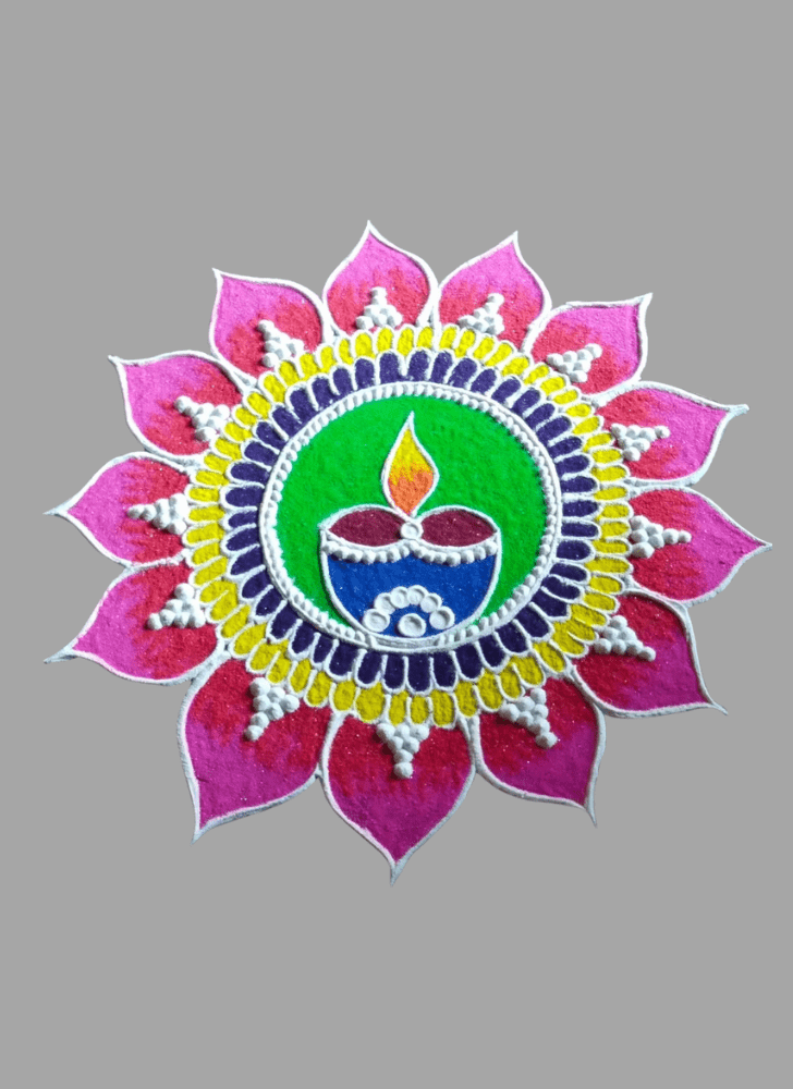 Charming Tribal Rangoli
