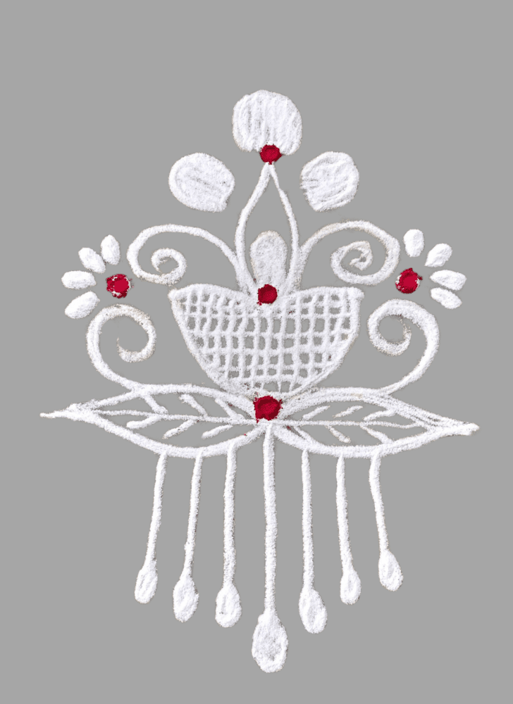Classy Tribal Rangoli