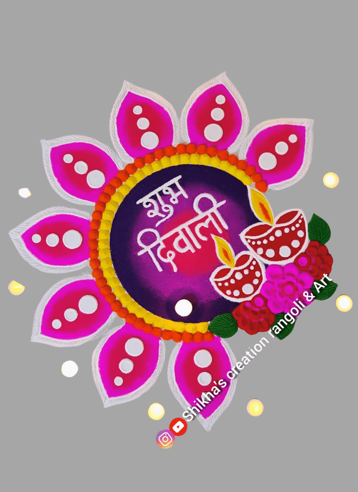 Comely Tribal Rangoli