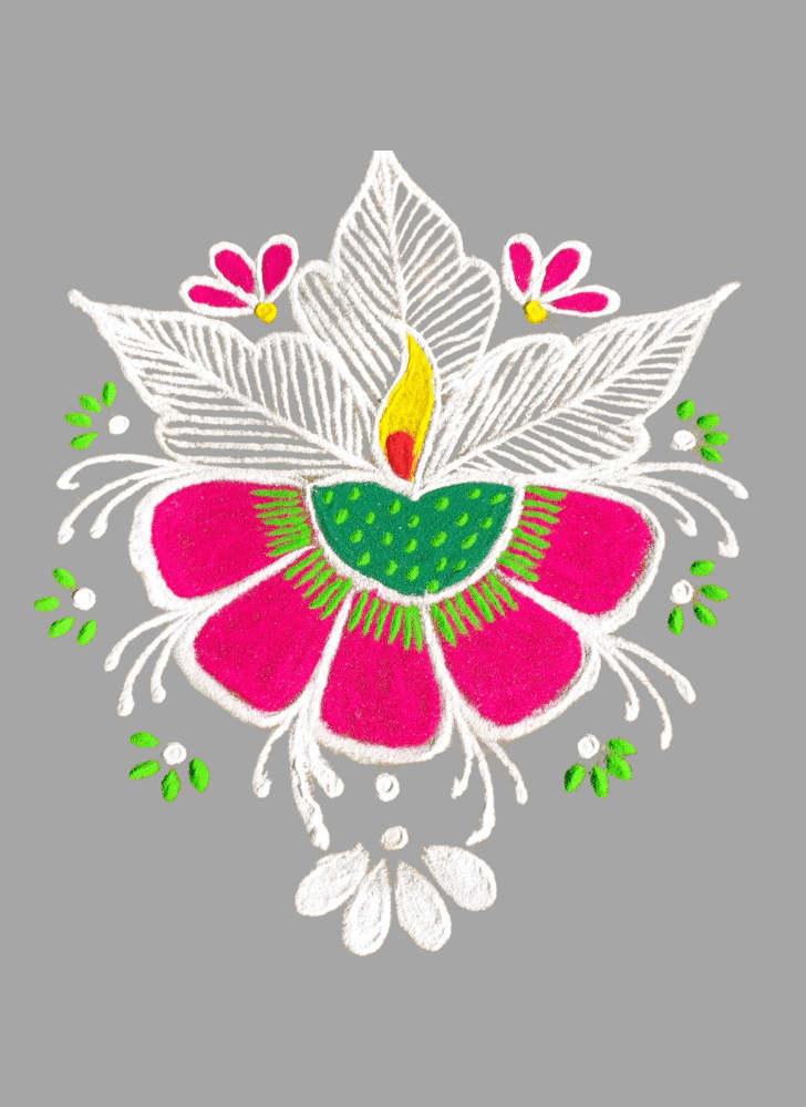 Hard Tribal Rangoli