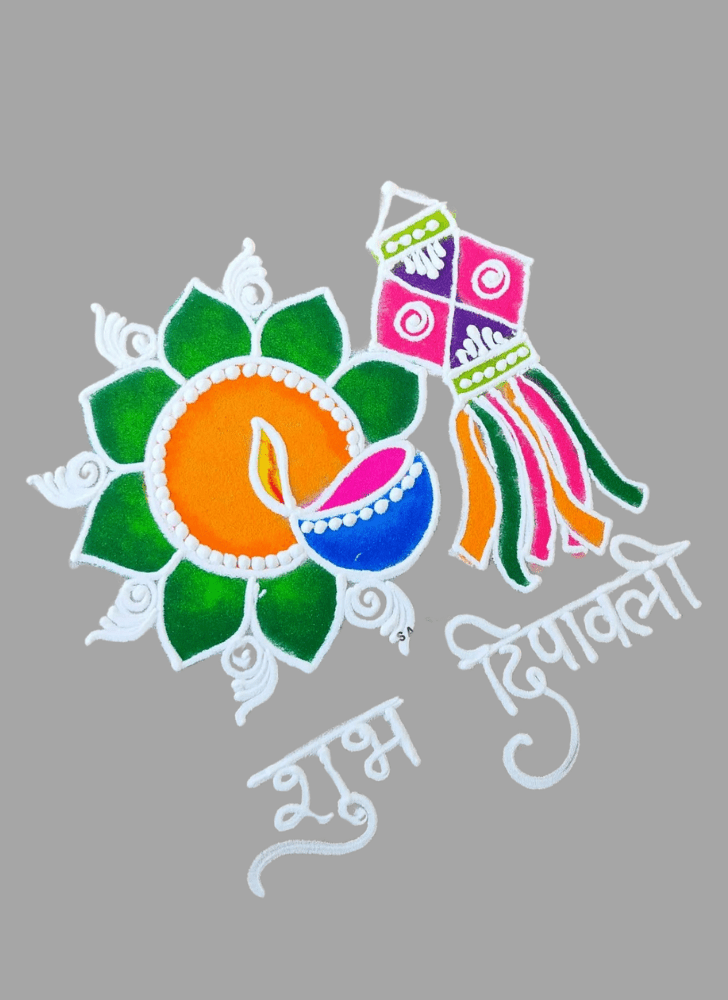 Delicate Tribal Rangoli