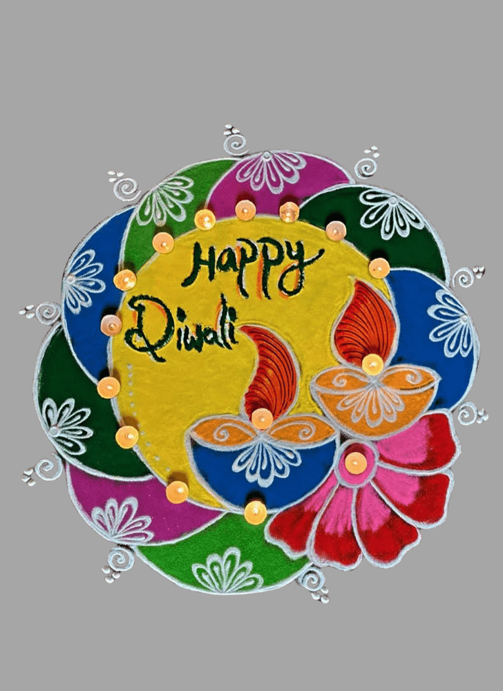 Elegant Tribal Rangoli
