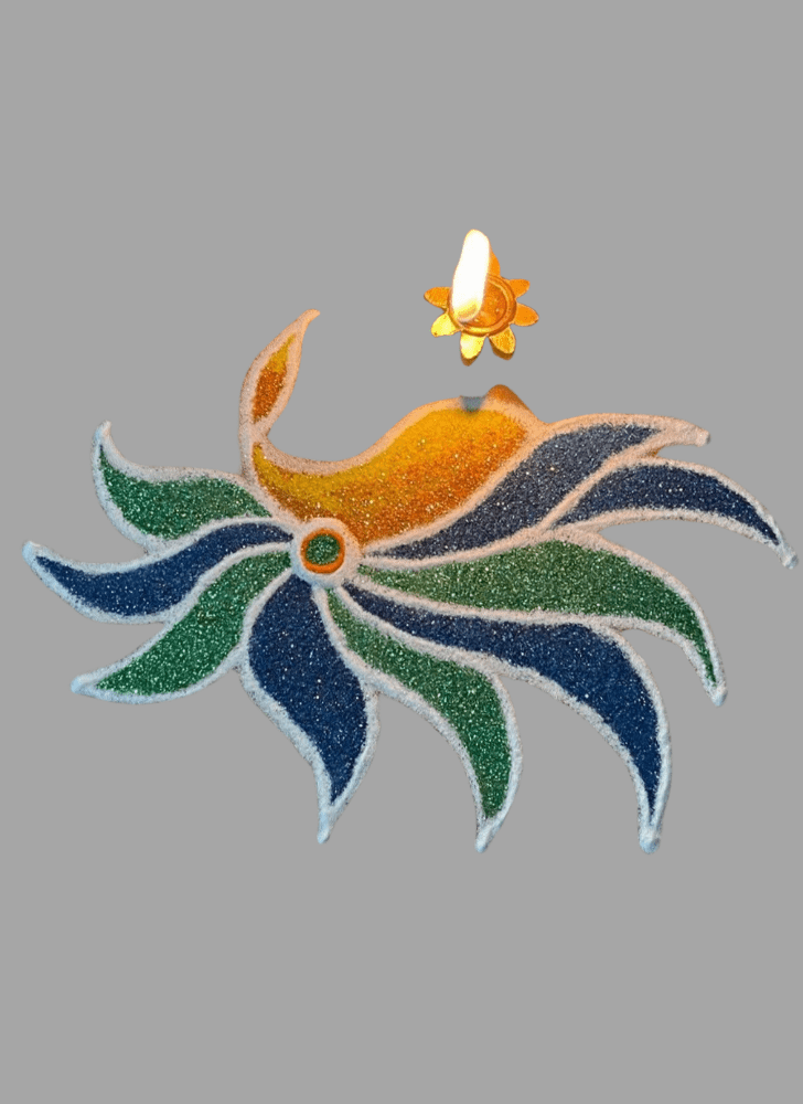 Enthralling Tribal Rangoli