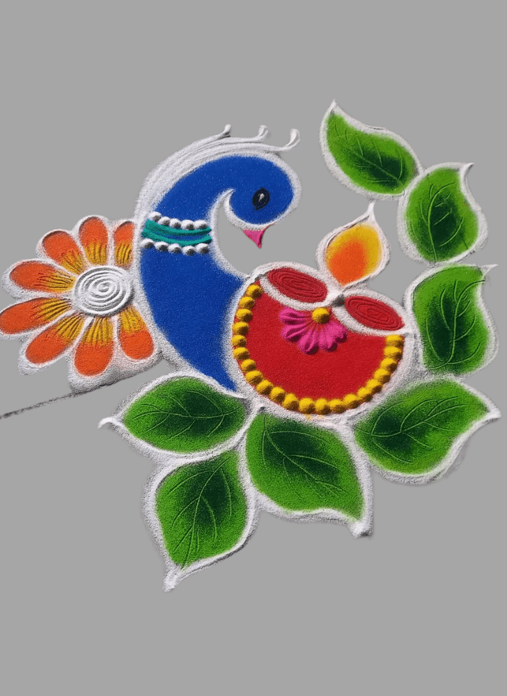 Enticing Tribal Rangoli