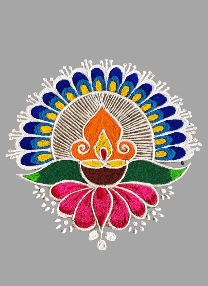 Exquisite Tribal Rangoli